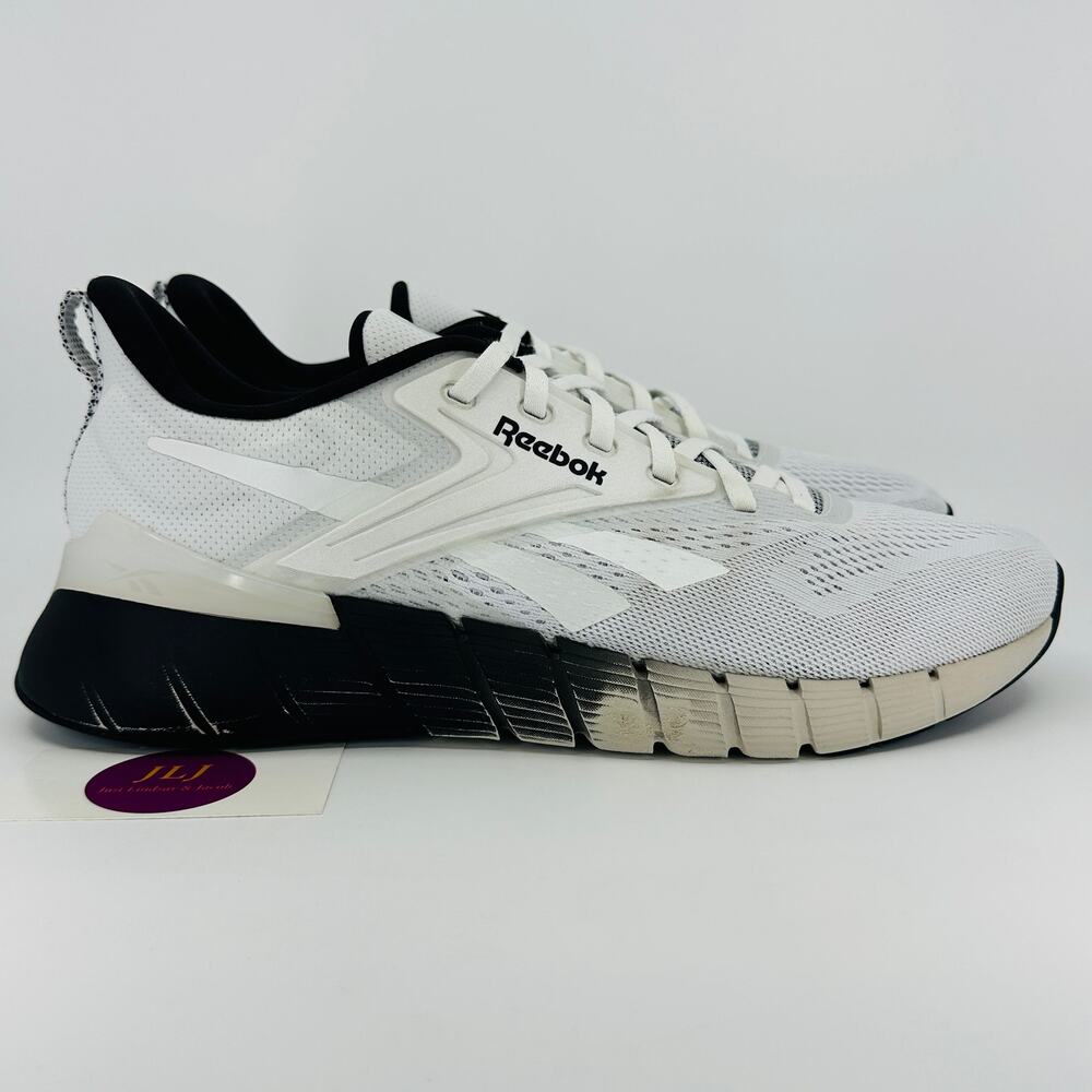 Reebok Men's Nano Gym Athletic Training Sneakers White Black Size 13 SEE PHOTOS